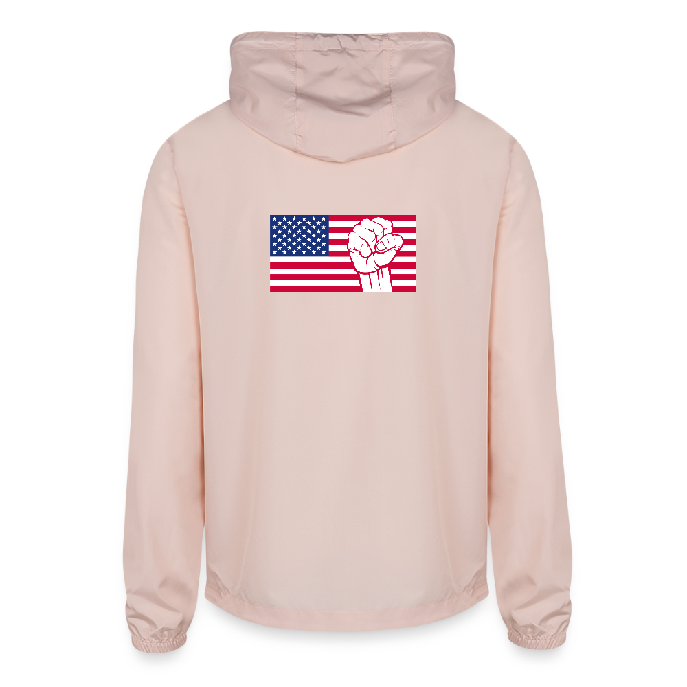 Unisex Lightweight Windbreaker Jacket - blush pink