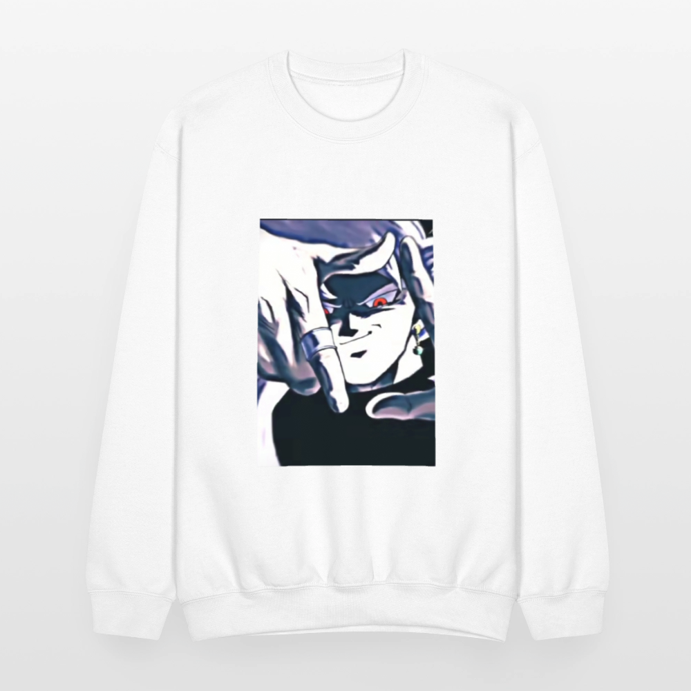 Crewneck Sweatshirt BLACK GOKU - white