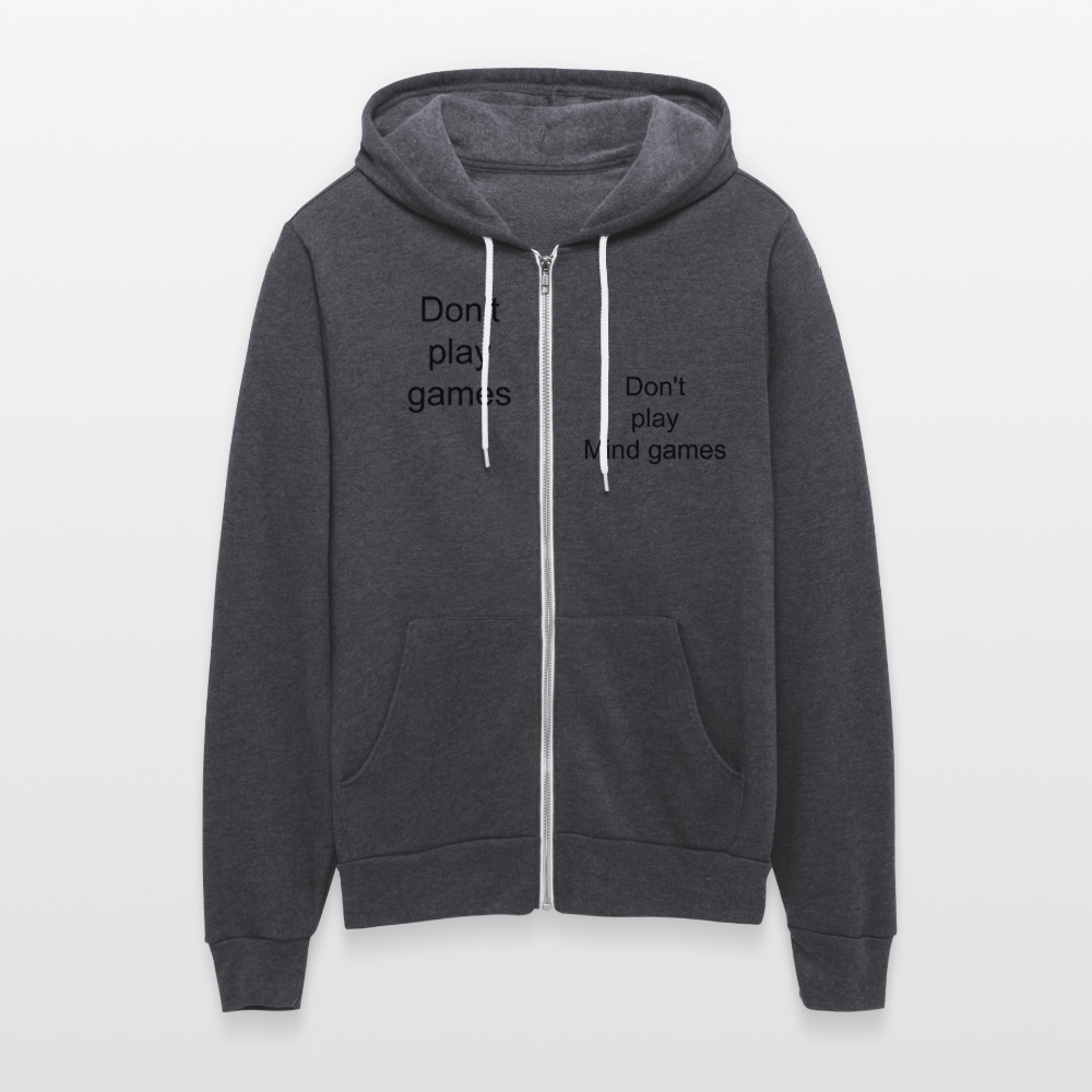 Bella + Canvas Unisex Full Zip Hoodie Facts - charcoal grey