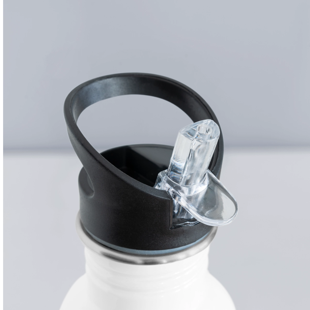 Water Bottle of steel - white