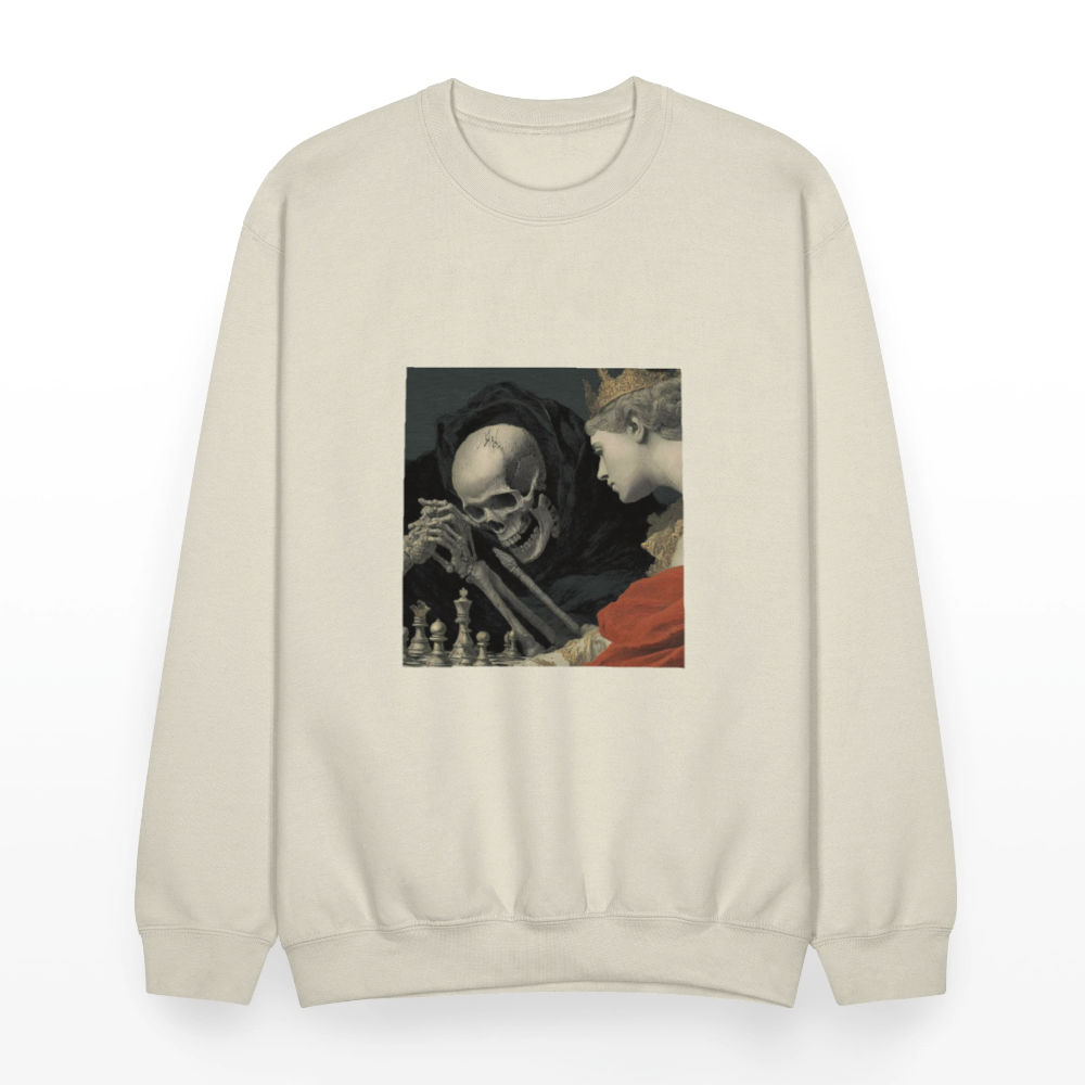 Crewneck Sweatshirt death isn't a choice - Sand