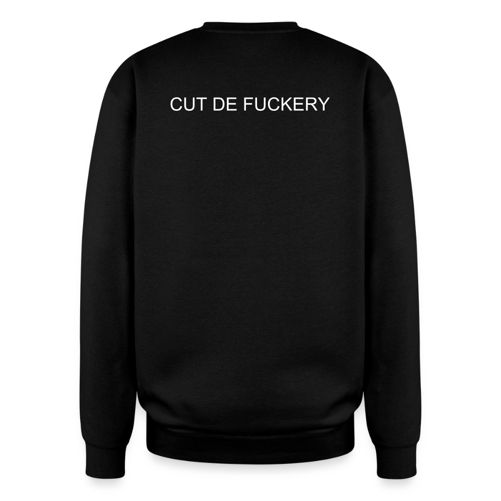 Oversized Crewneck Sweatshirt C/D/F - black