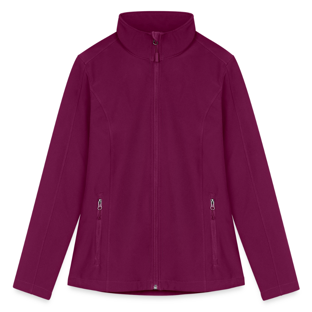 Women’s Soft Shell Jacket - raspberry