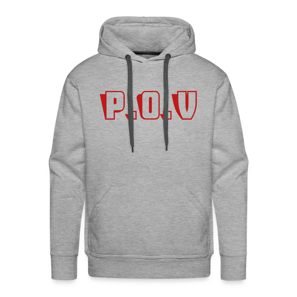 Men’s Premium Hoodie P.O.V - heather grey