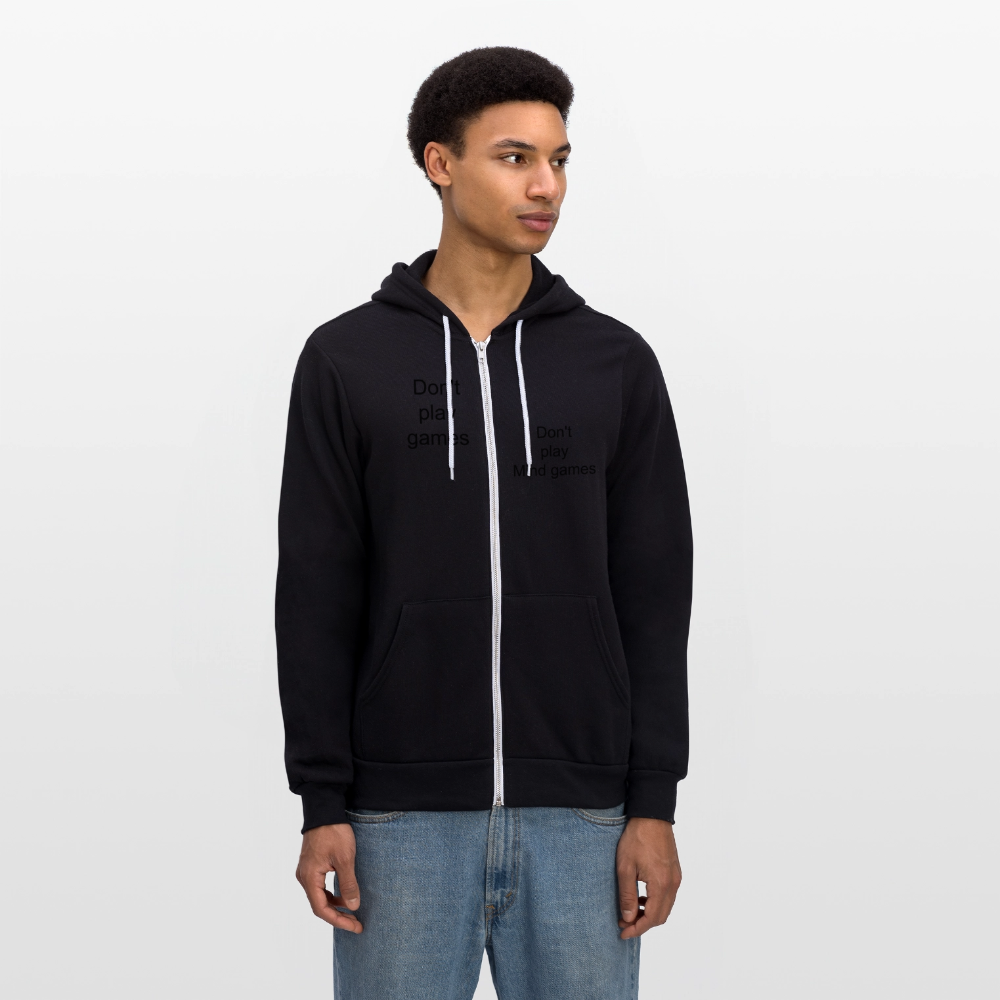 Bella + Canvas Unisex Full Zip Hoodie Facts - black