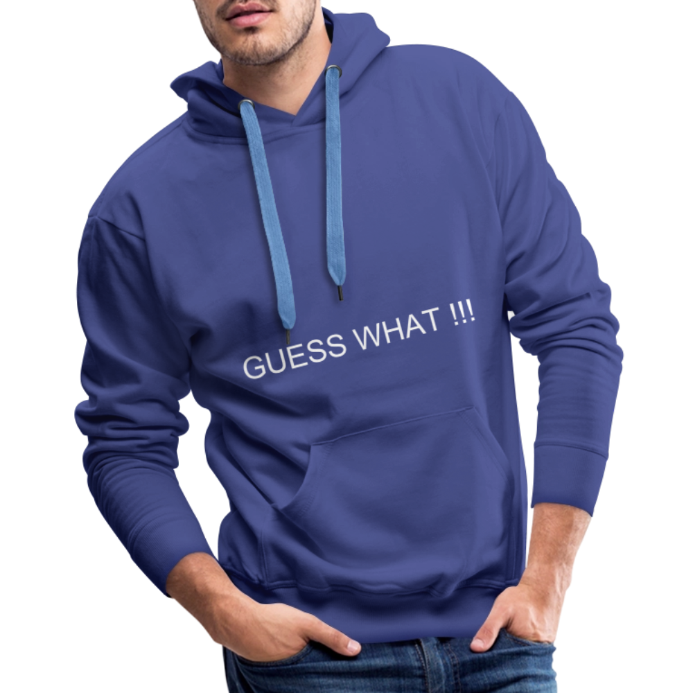 Men’s Premium Hoodie CHIN UP - royal blue