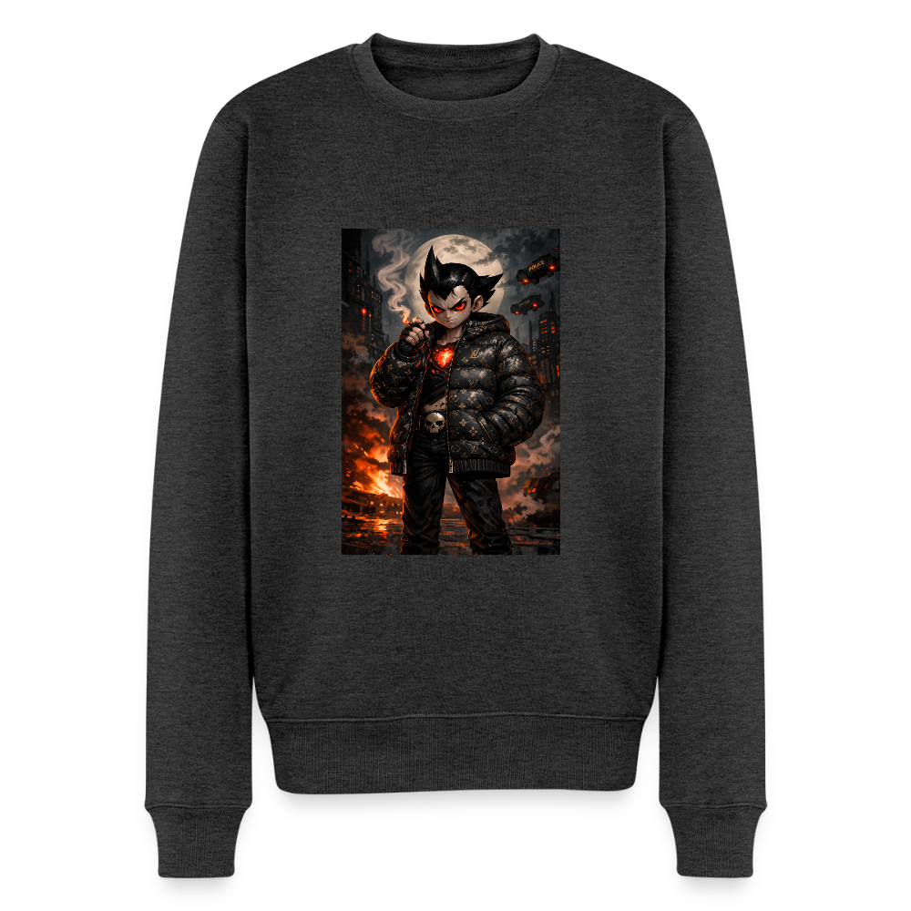 Men’s Premium Sweatshirt ASTRO DRIP - heather anthracite