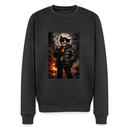 Men’s Premium Sweatshirt ASTRO DRIP - heather anthracite