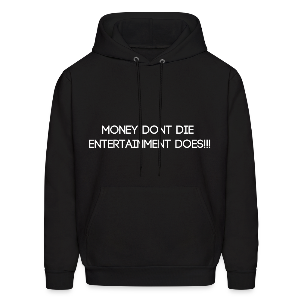 Men's Hoodie MONEY DONT DIE - black