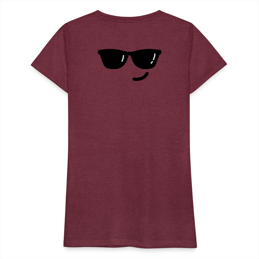 Women’s Premium T-Shirt WOMEN POWER - heather burgundy