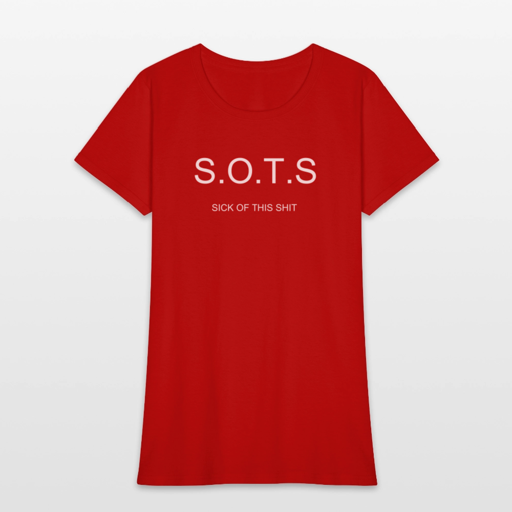 Women's T-Shirt S.O.T.S - red