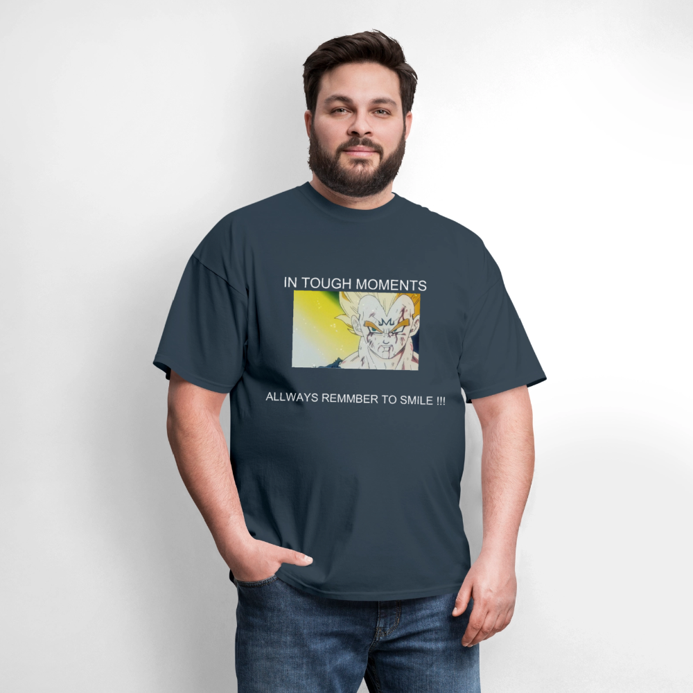 Men's T-Shirt | GILDAN 5000 REMMBER TO SMILE -  blue dusk
