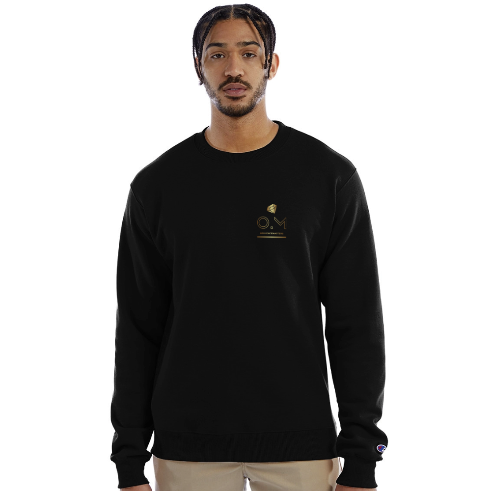 Champion Unisex Powerblend Sweatshirt  OM AP - black