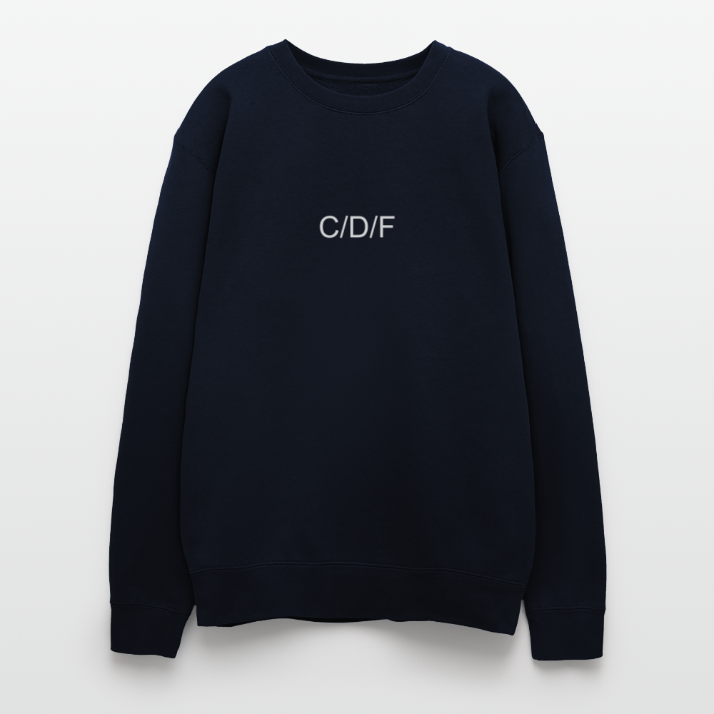 Oversized Crewneck Sweatshirt C/D/F - navy
