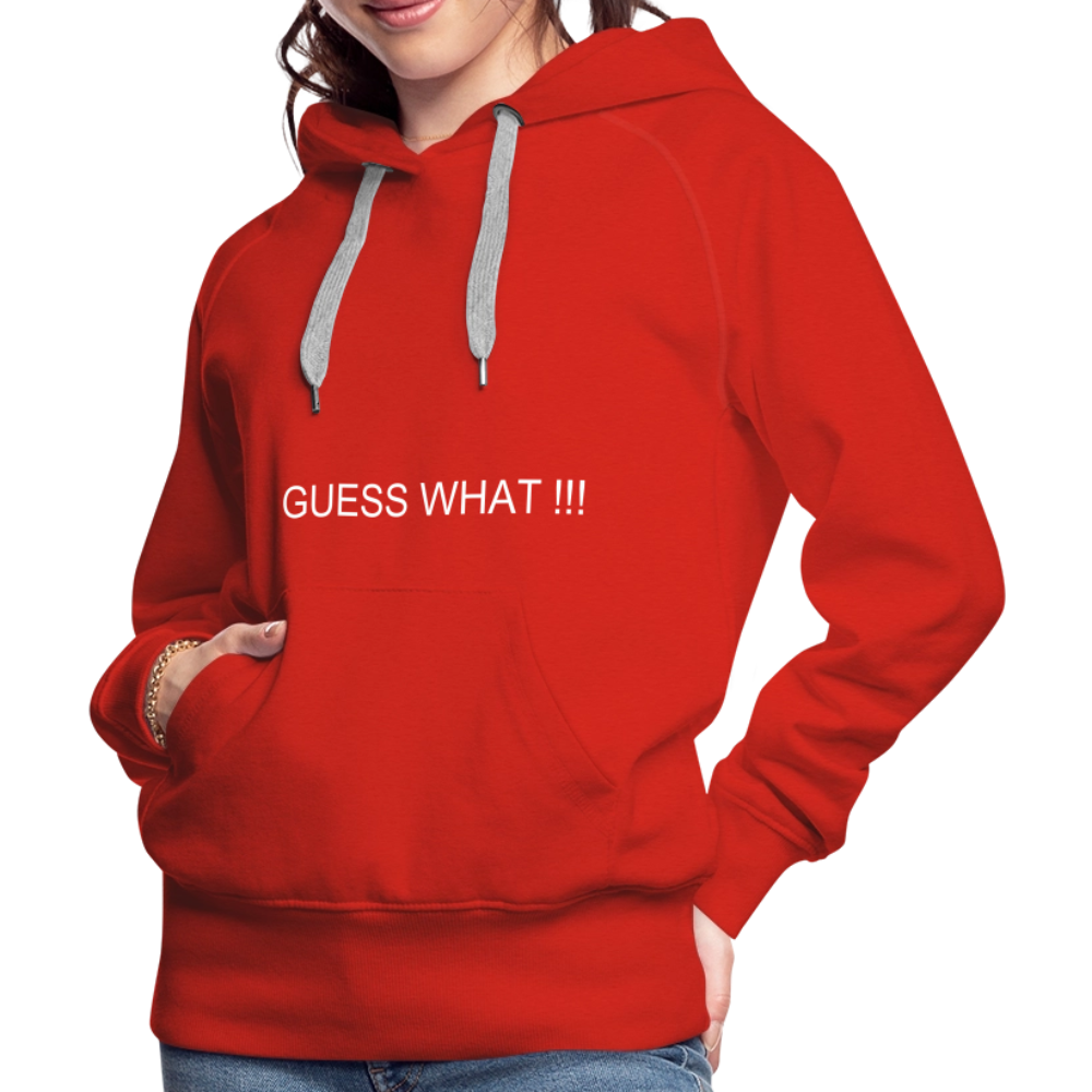 Women’s Premium Hoodie I AM A BOSS OF MY OWN PATH - red