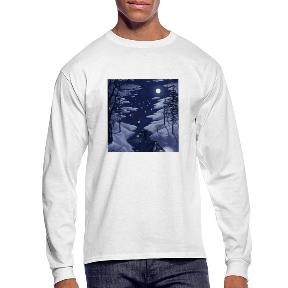 Men's Long Sleeve T-Shirt - white