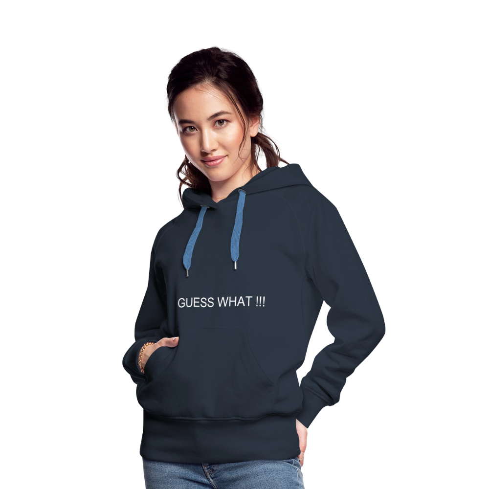 Women’s Premium Hoodie I AM A BOSS OF MY OWN PATH - navy