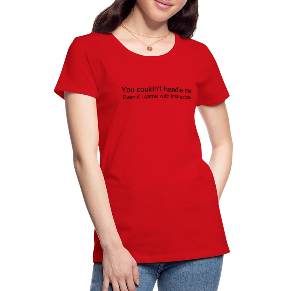 Women’s Premium T-Shirt WOMEN POWER - red