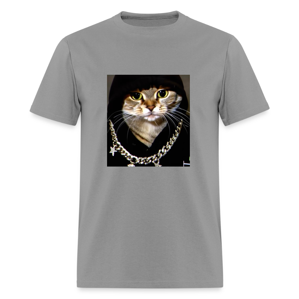 Men's T-Shirt | GILDAN 5000 BLING LING CAT - gravel 