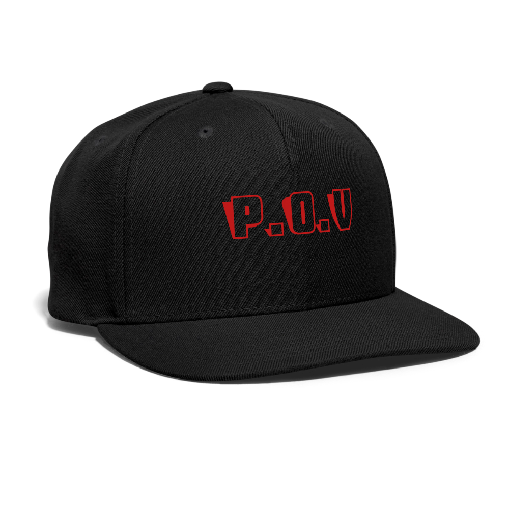 Snapback Baseball Cap P.O.V - black