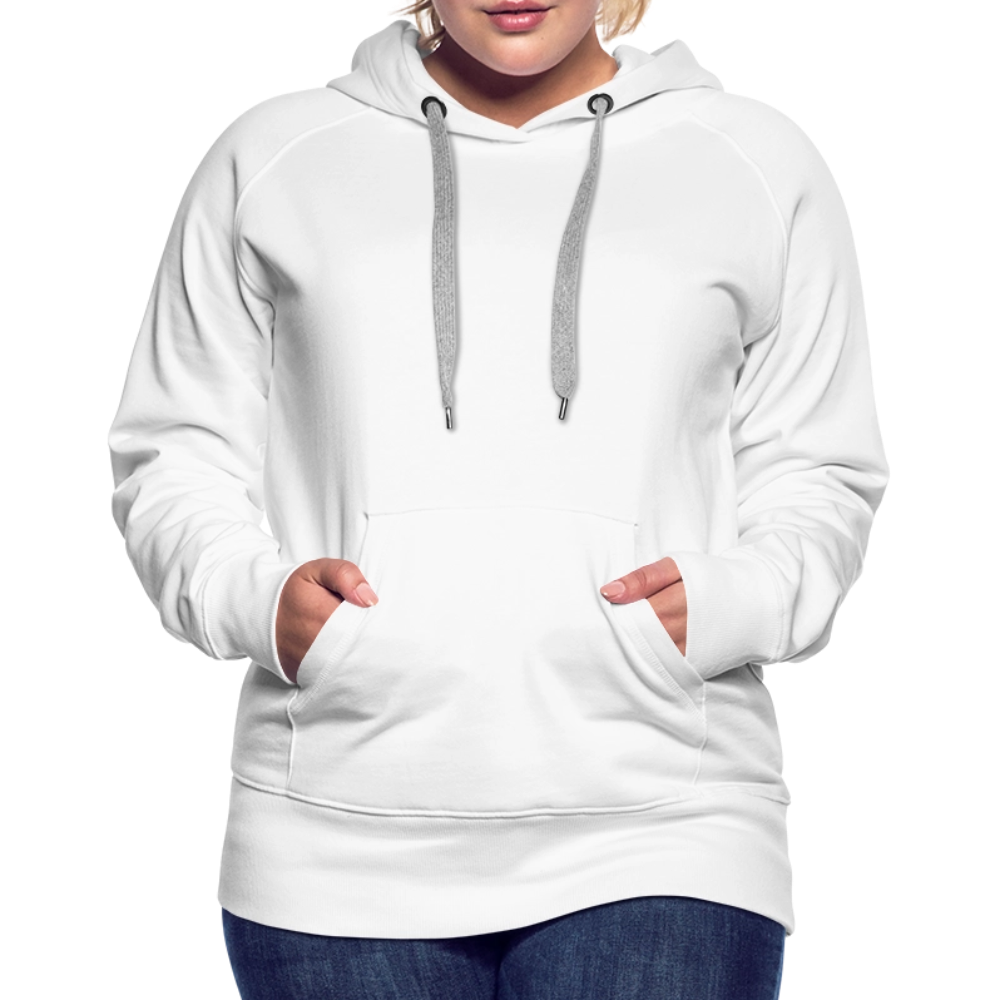 Women’s Premium Hoodie I AM A BOSS OF MY OWN PATH - white