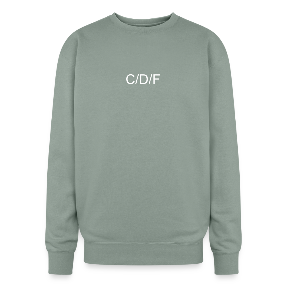 Oversized Crewneck Sweatshirt C/D/F - sage