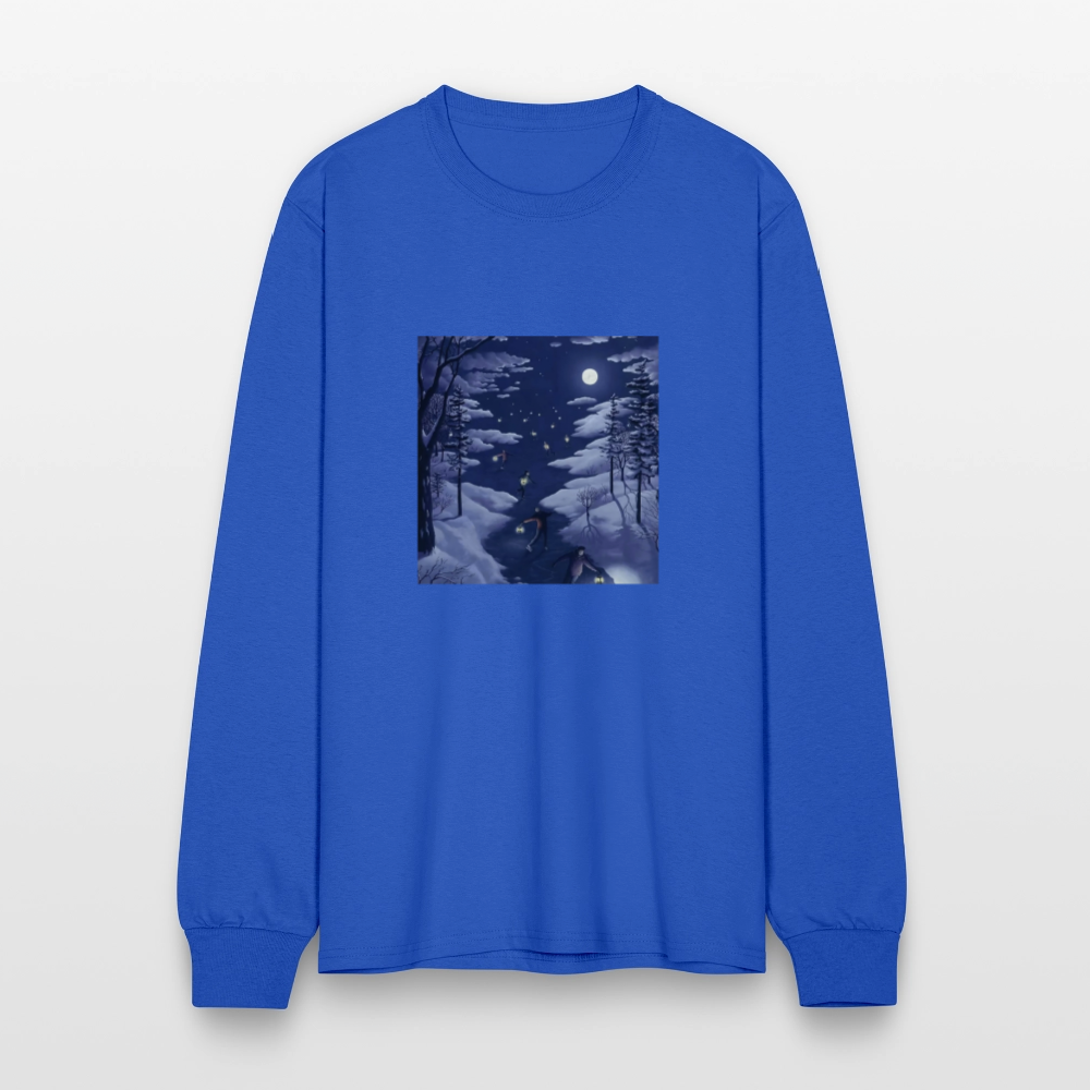 Men's Long Sleeve T-Shirt - royal blue
