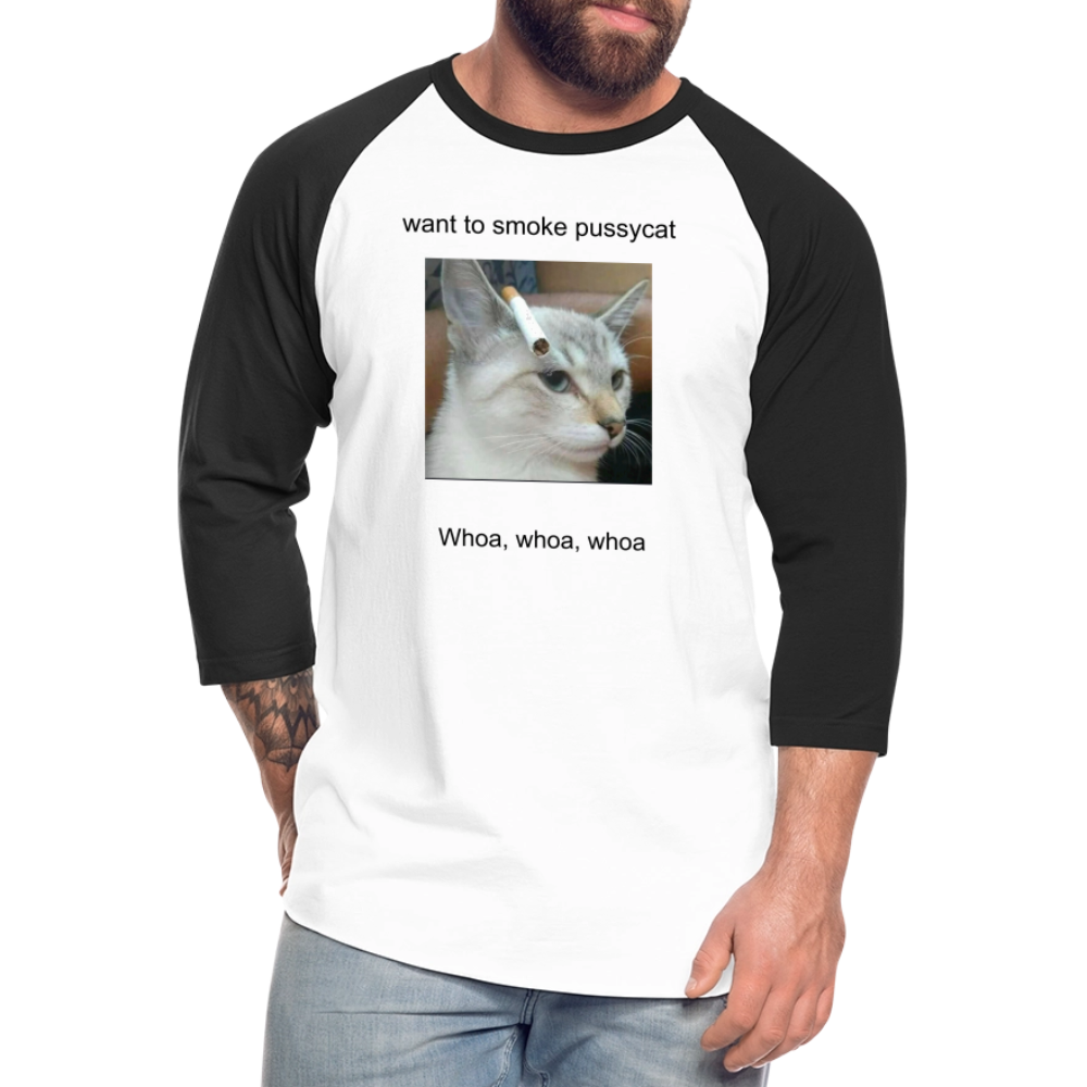 Baseball T-Shirt - white/black