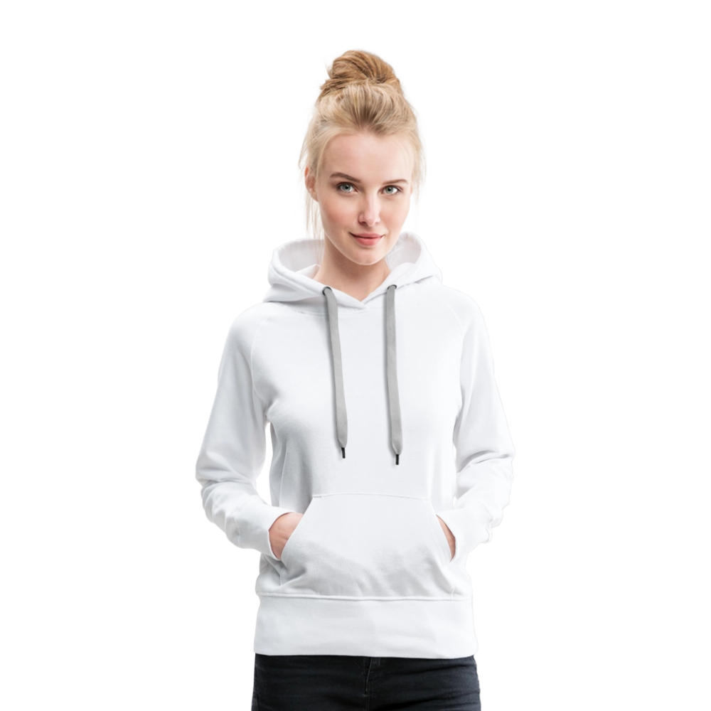 Women’s Premium Hoodie I AM A BOSS OF MY OWN PATH - white