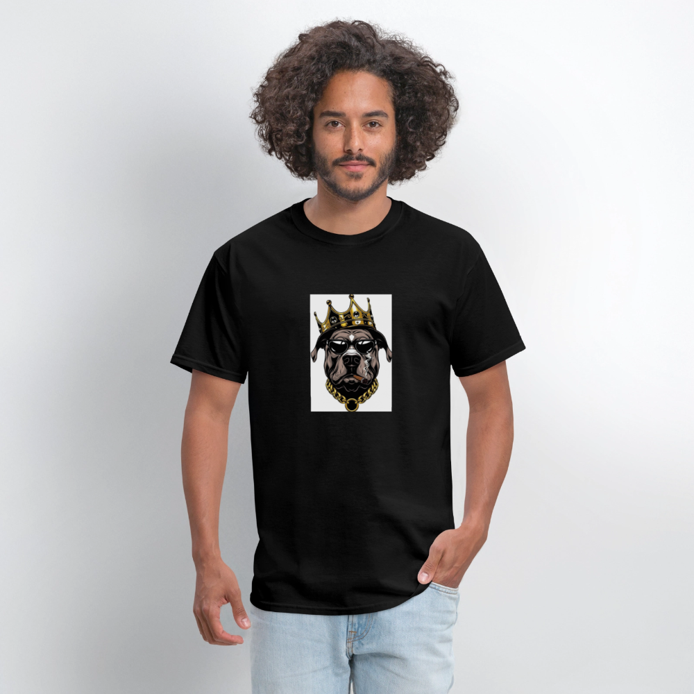Men's T-Shirt | GILDAN 5000 KING K9 - black