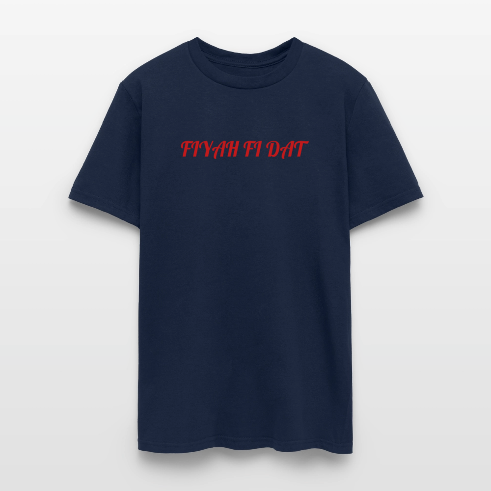 Men's T-Shirt | GILDAN 5000 FIYAH FI DAT - navy
