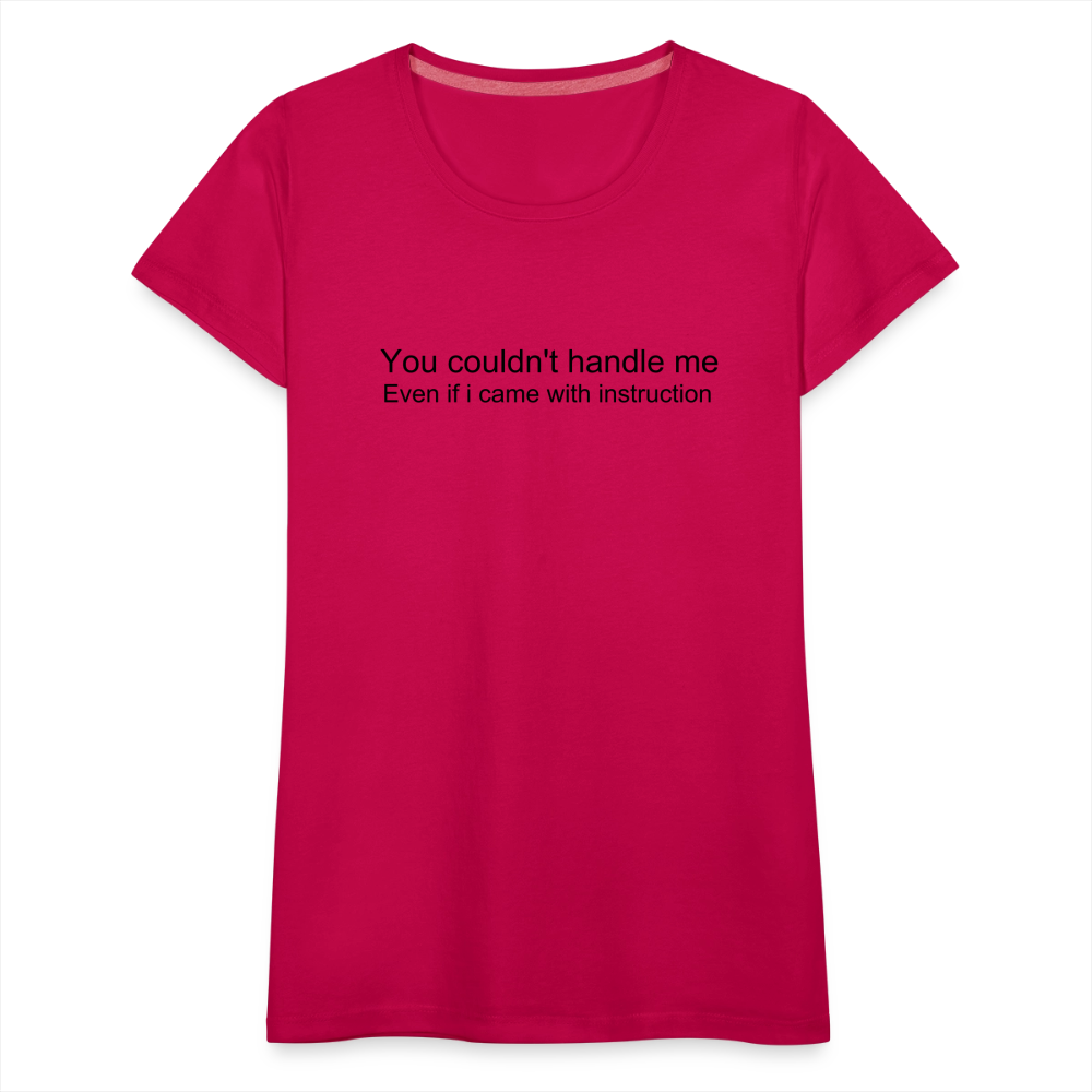 Women’s Premium T-Shirt WOMEN POWER - dark pink