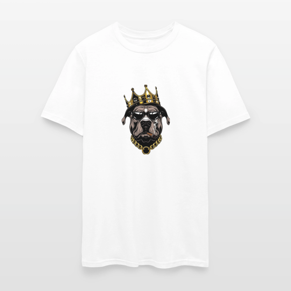 Men's T-Shirt | GILDAN 5000 KING K9 - white