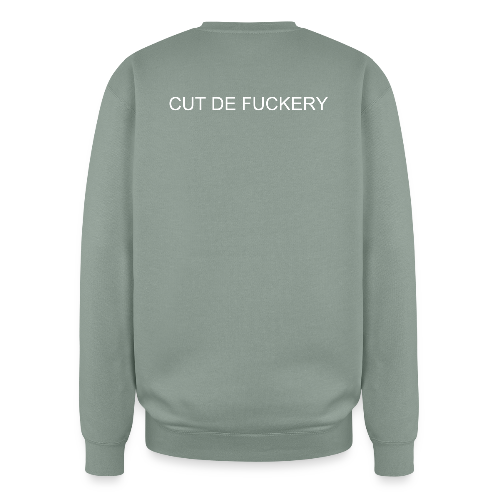 Oversized Crewneck Sweatshirt C/D/F - sage