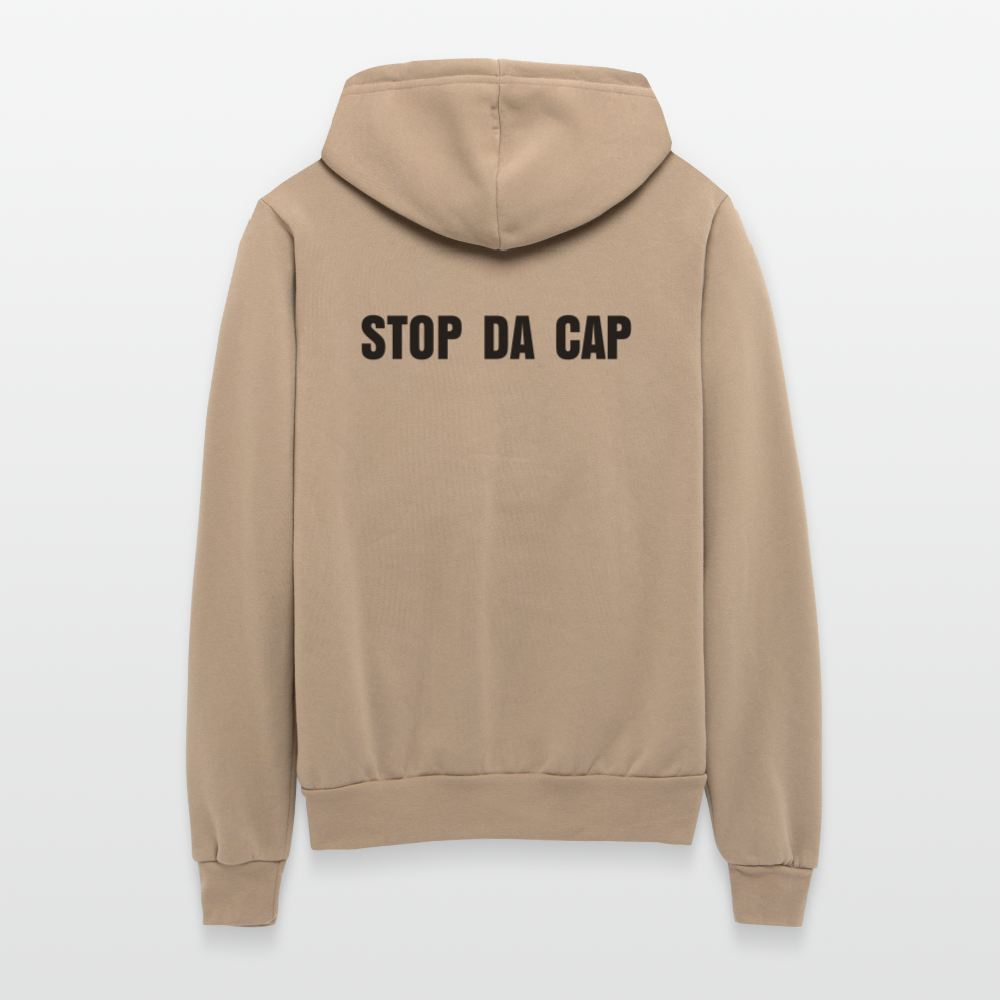 Bella + Canvas Unisex Full Zip Hoodie CAP - tan