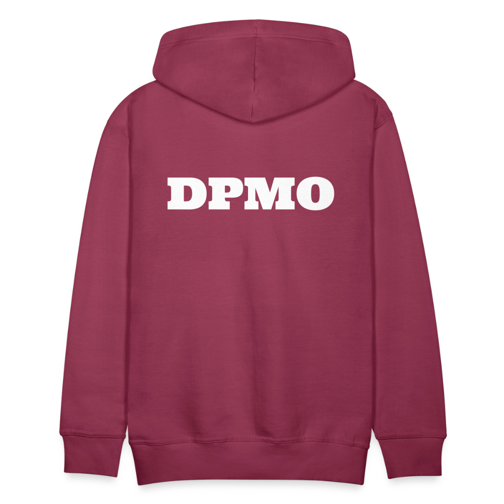 Men’s Premium Hoodie DPMO - burgundy