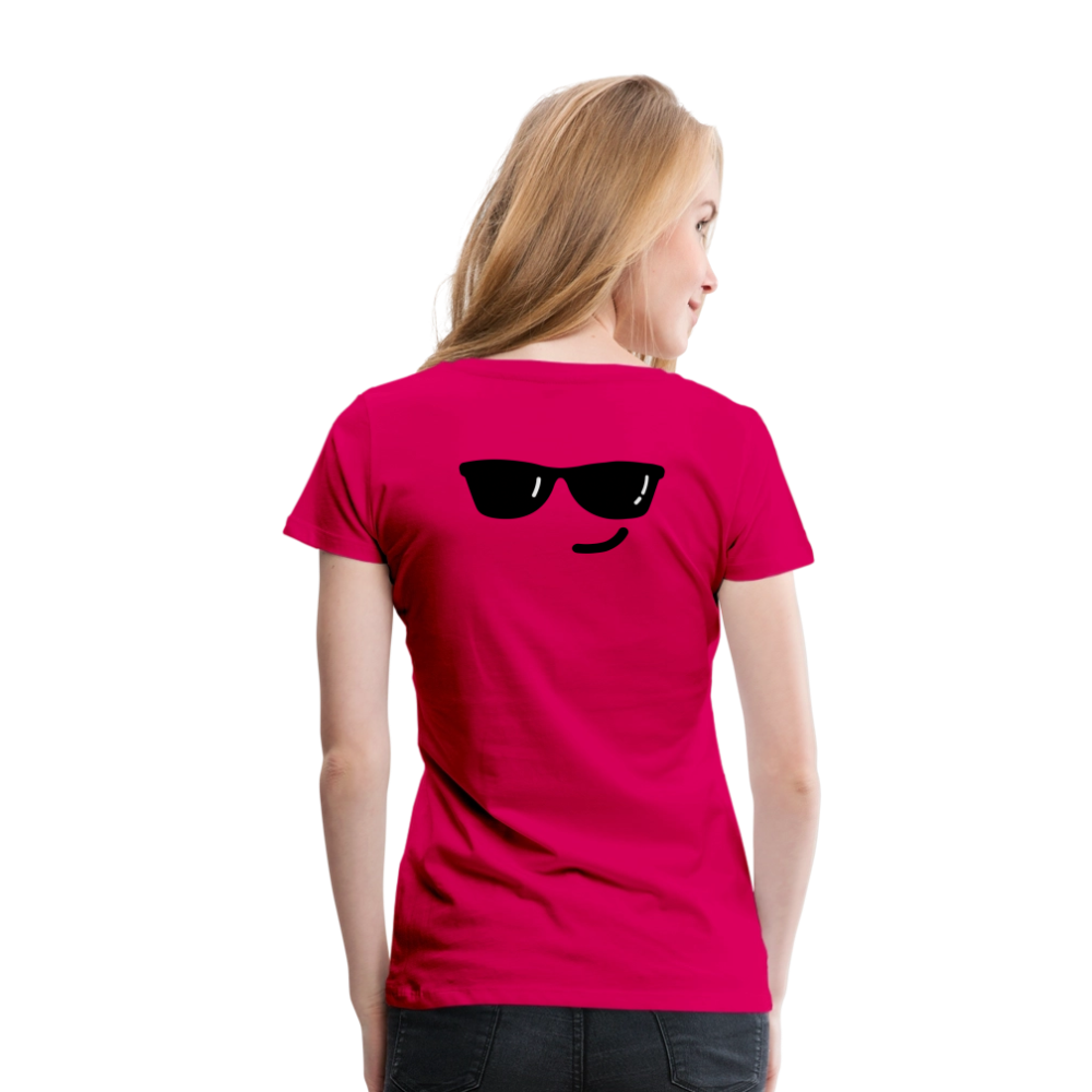 Women’s Premium T-Shirt WOMEN POWER - dark pink