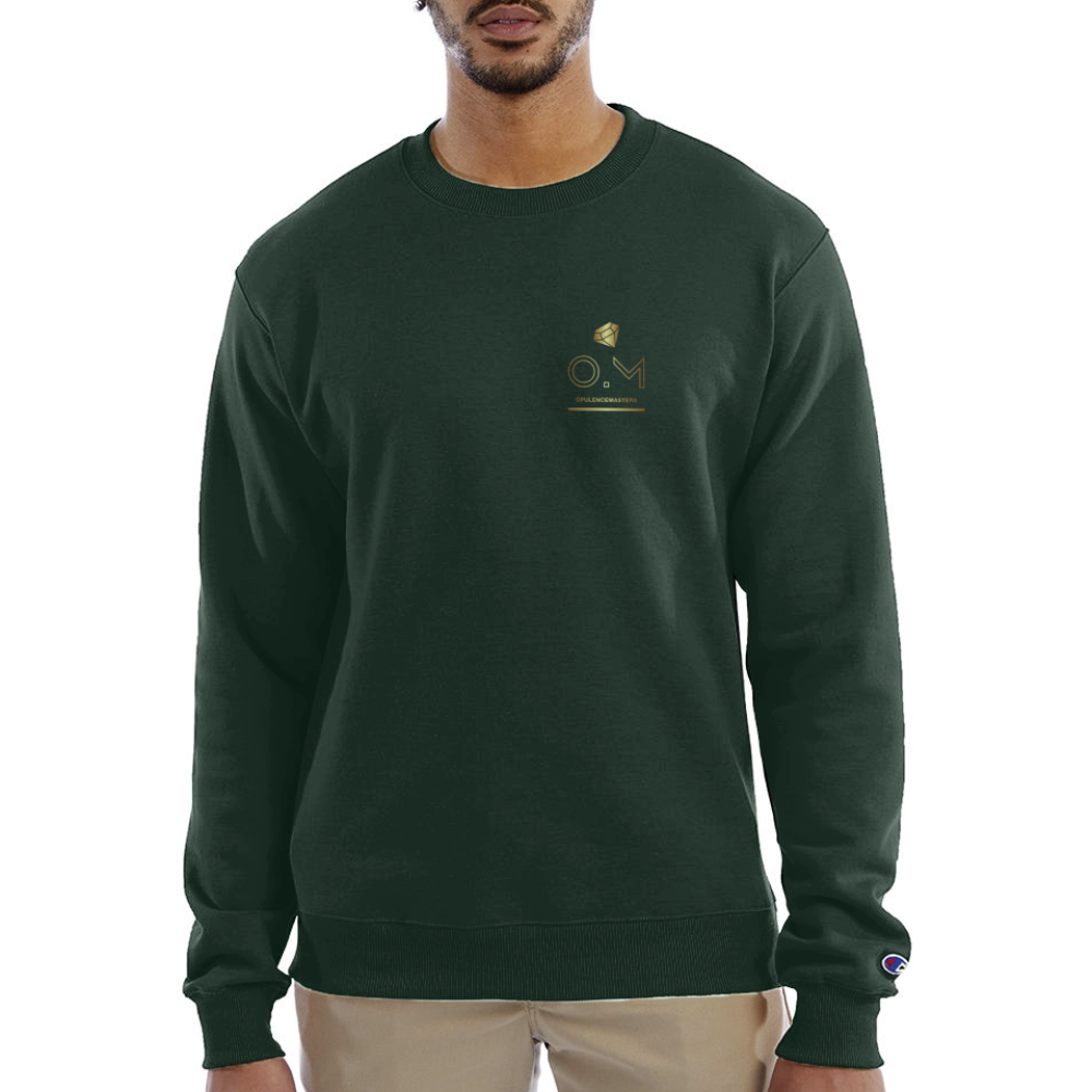 Champion Unisex Powerblend Sweatshirt  OM AP - Dark Green