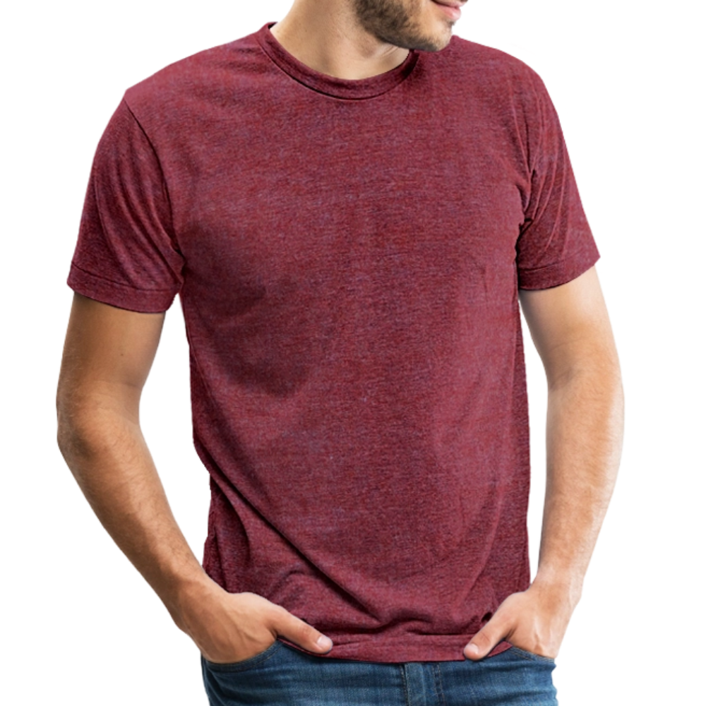 Unisex Tri-Blend T-Shirt - heather cranberry