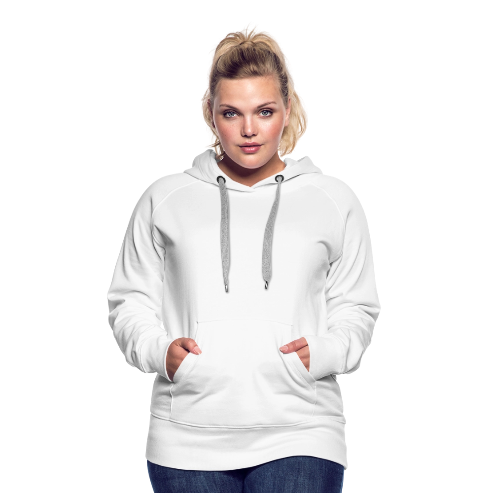 Women’s Premium Hoodie I AM A BOSS OF MY OWN PATH - white