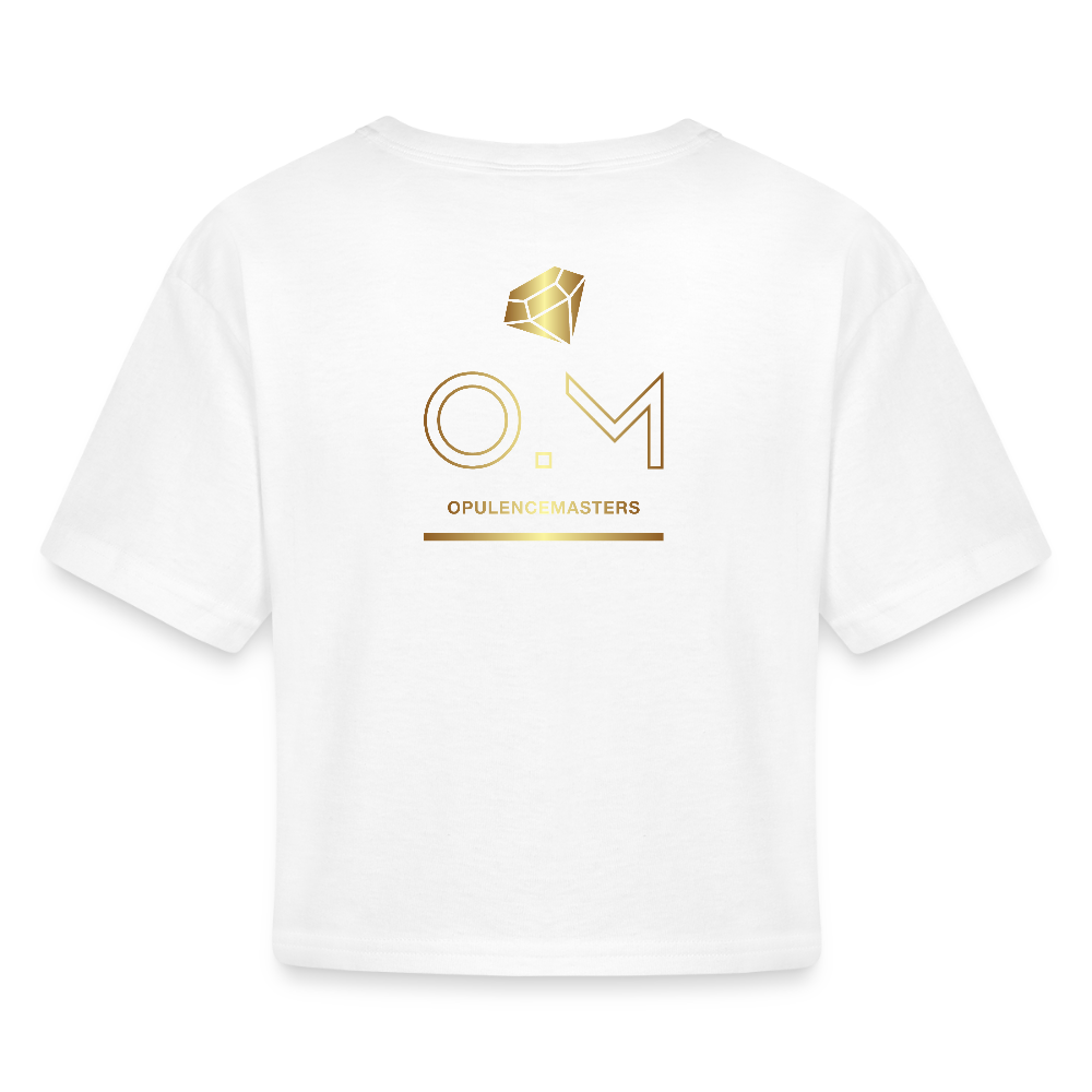 Champion Women’s Cropped T-Shirt OPULENCE AP - white
