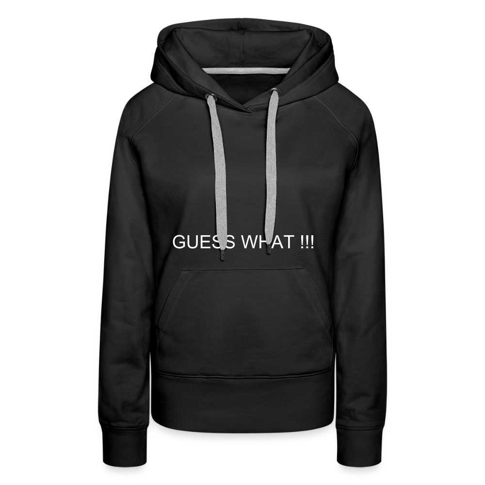 Women’s Premium Hoodie I AM A BOSS OF MY OWN PATH - black