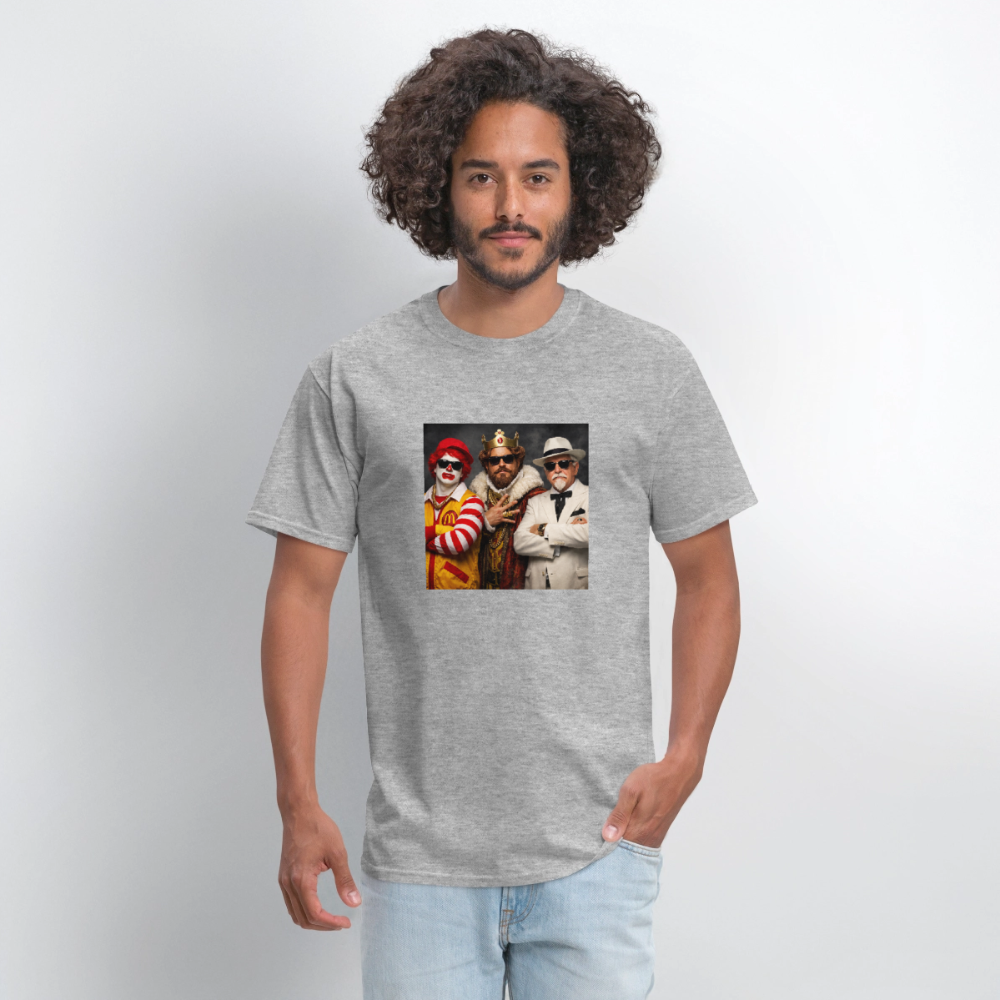 Men's T-Shirt | GILDAN 5000 DRIP FOOD franchise - heather gray