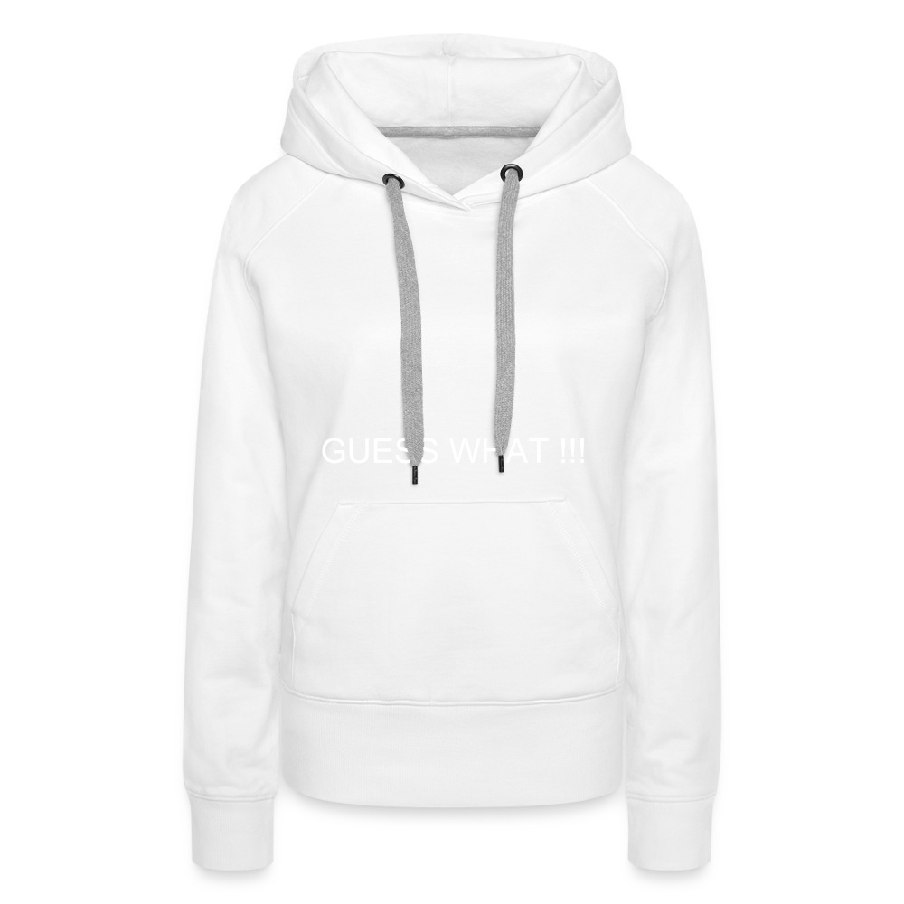 Women’s Premium Hoodie I AM A BOSS OF MY OWN PATH - white