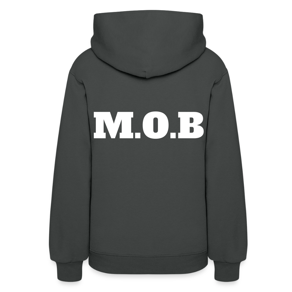 Women's Hoodie MOB - asphalt