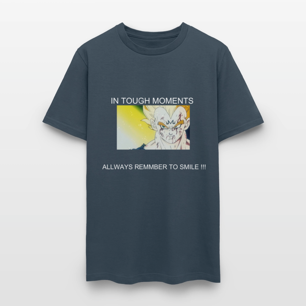 Men's T-Shirt | GILDAN 5000 REMMBER TO SMILE -  blue dusk