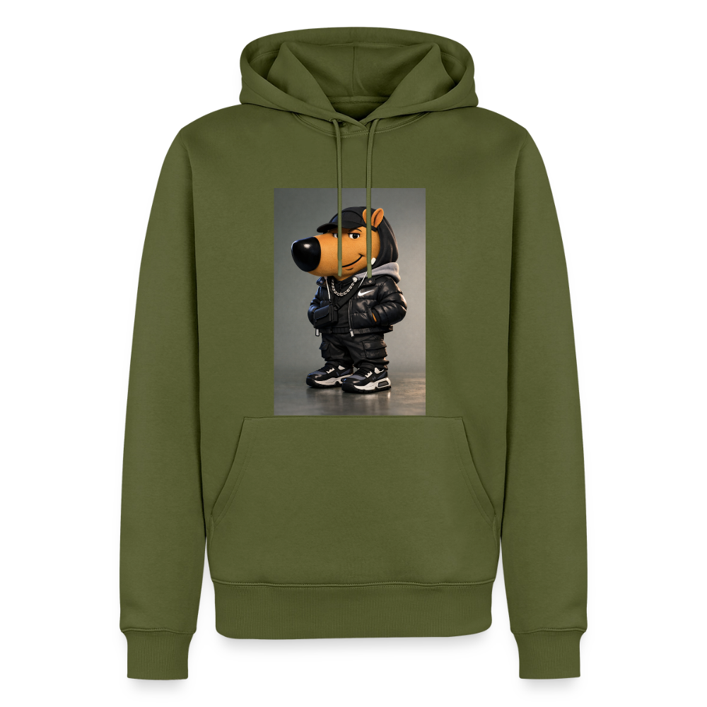 Men’s Premium Hoodie ROAD GUY - khaki green 