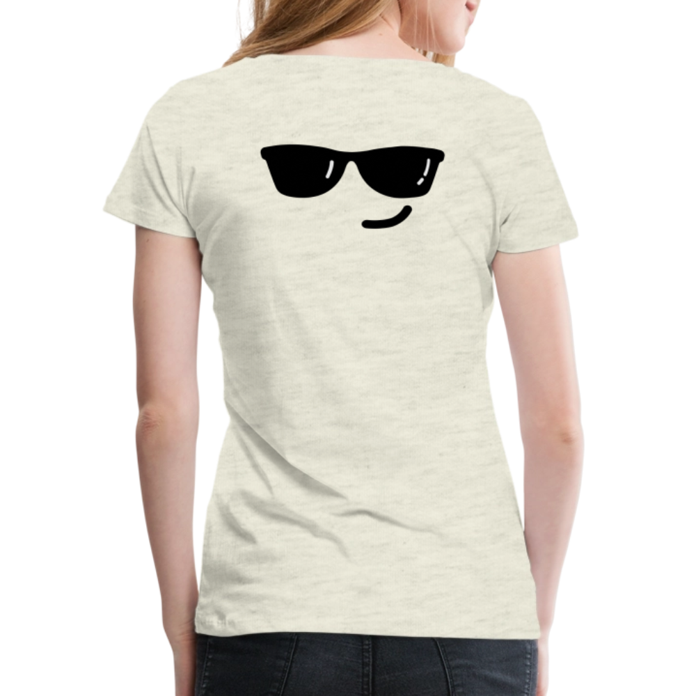 Women’s Premium T-Shirt WOMEN POWER - heather oatmeal