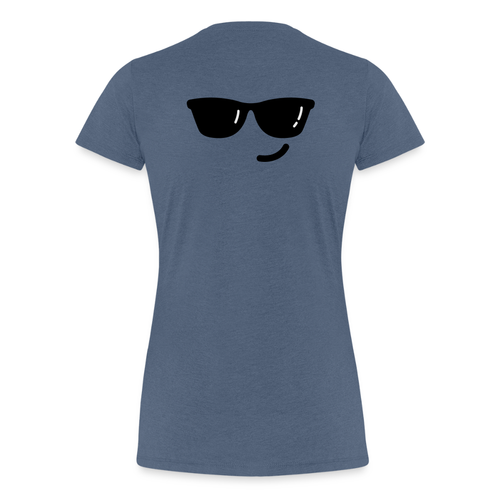 Women’s Premium T-Shirt WOMEN POWER - heather blue