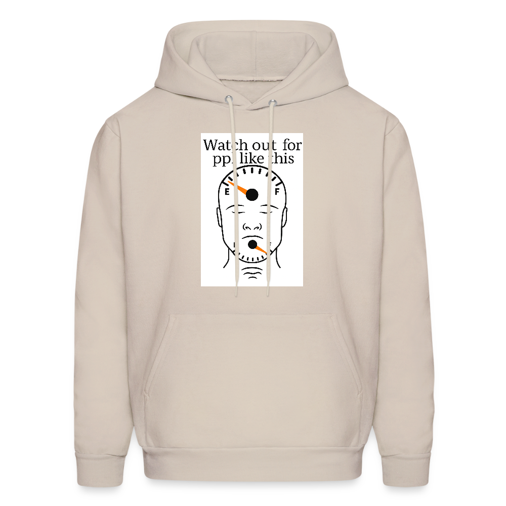 Men's Hoodie EMPTY HEADS FULL MOUTHS - Sand